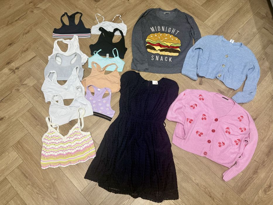 Paka ubrań dka dzuewczynki 146-158 okazja adidas cropp