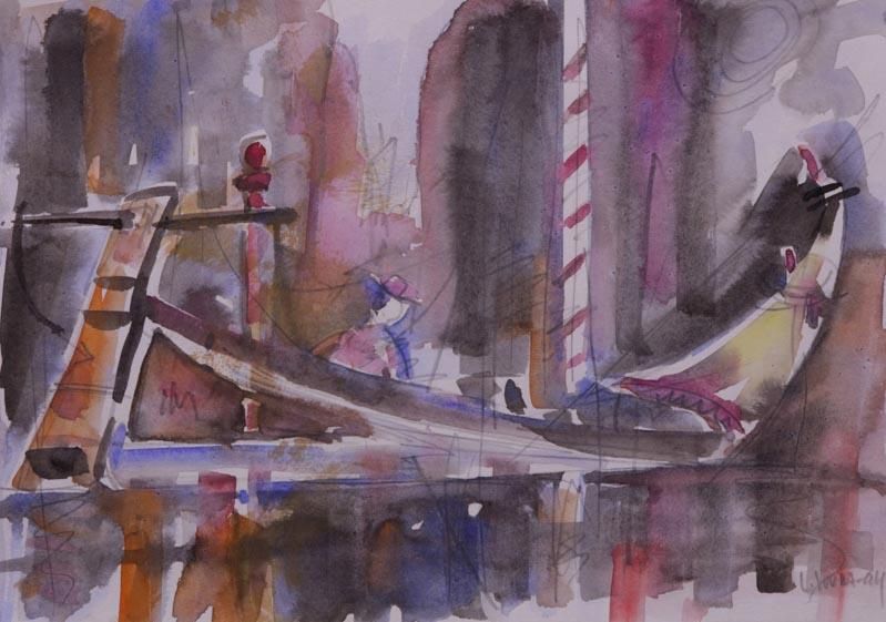 Watercolor by Lopes de Sousa