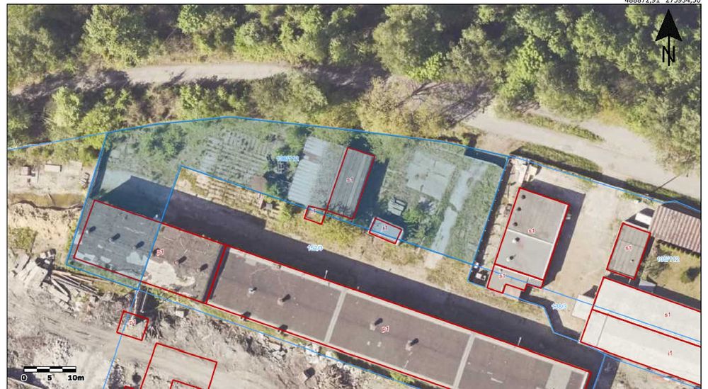 Działka przemysłowa z halą