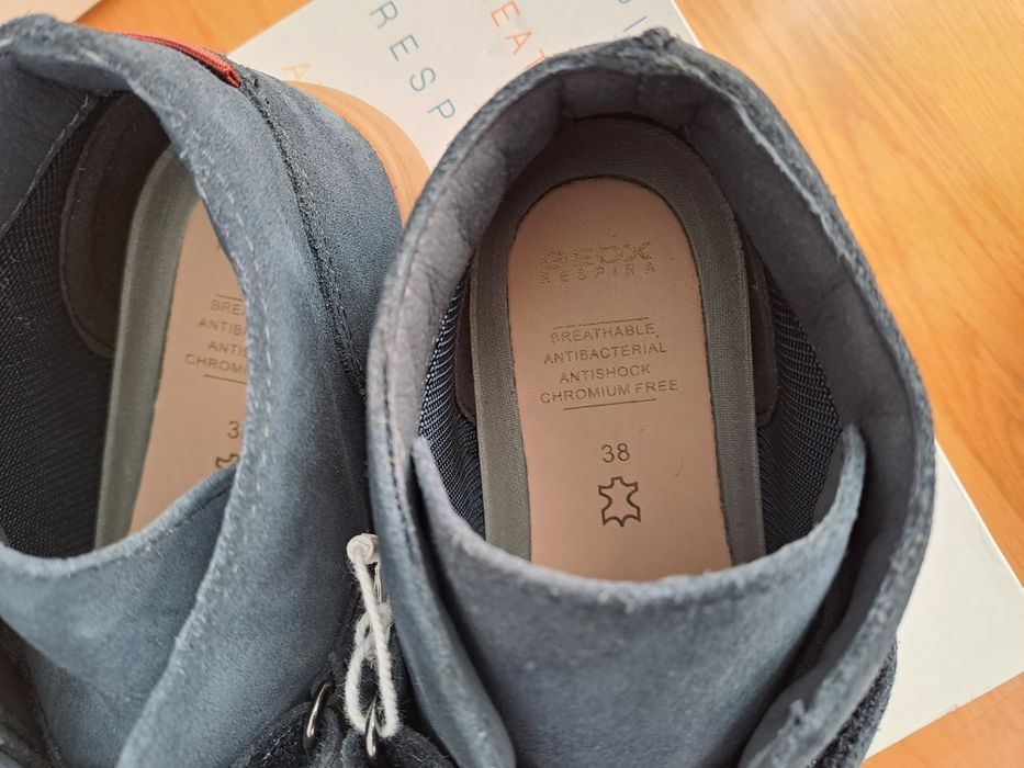 Nowe skórzane buty Geox