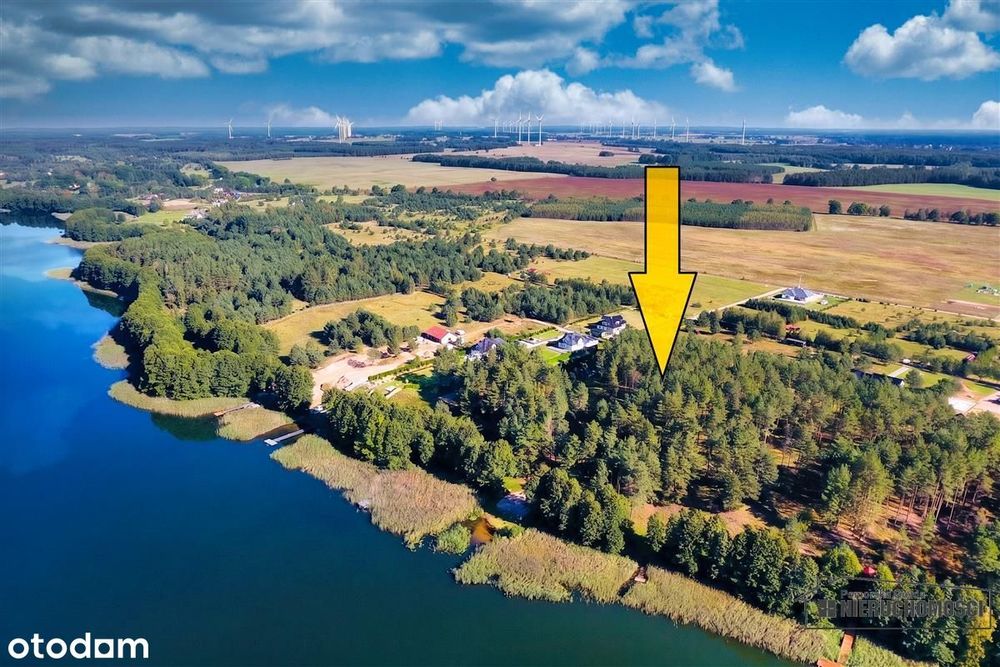 Dostęp do jeziora, plaża, teren i las. Dołgie.
