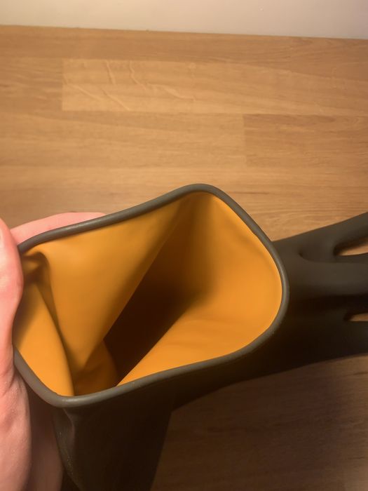 Grube gumowe rękawice za łokieć