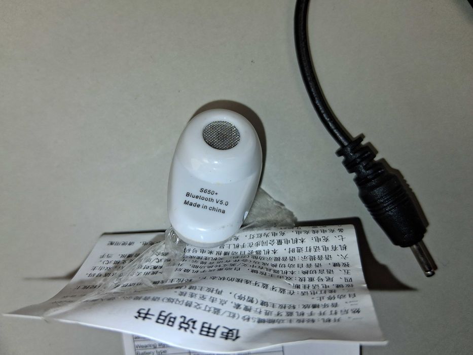 N244 Mini Słuchawka S550 Bluetooth V5.0 Bezprzewodowa Douszna Mikro