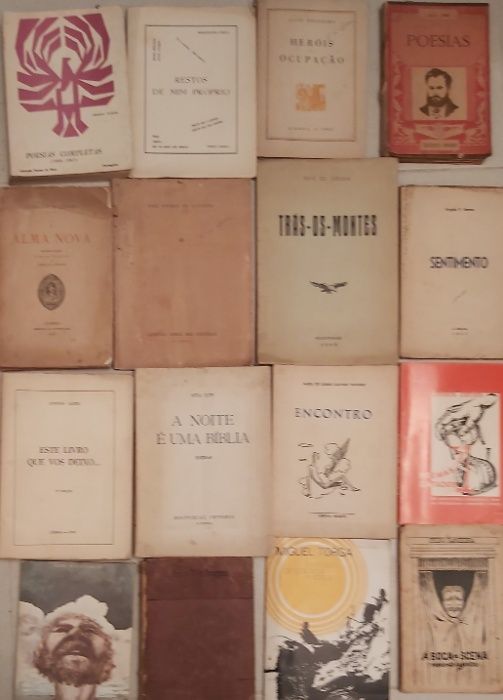 Livros de POESIA diversos anos 30 a 70 Venda individual