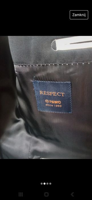 Garnitur PAWO 182cm czarny