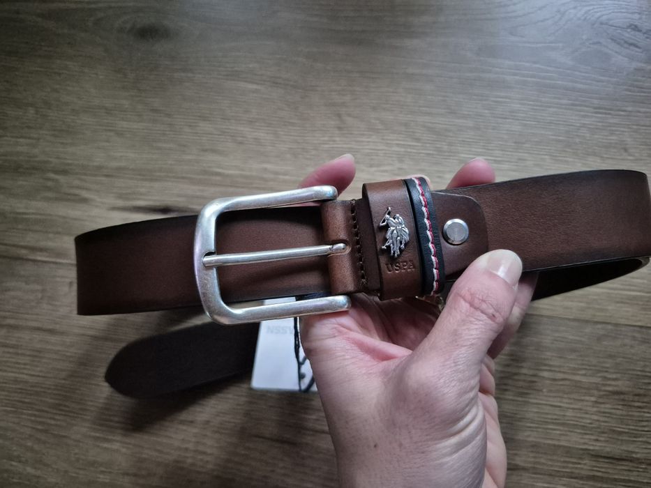 Pasek Skórzany Męski Us Polo ASSN