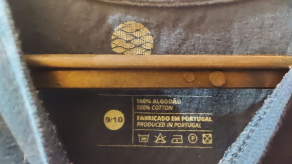 T-shirt 100% algodão oceanário lisboa 9/10 anos