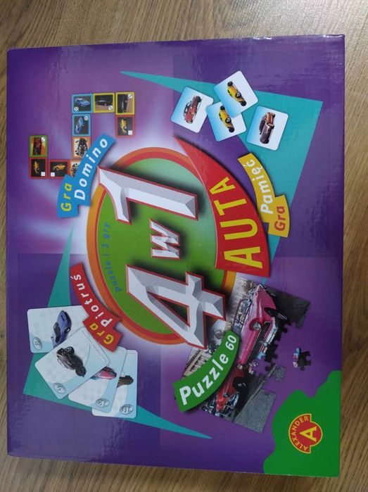 Gra domino Piotruś puzzle 4w1 Alexander
