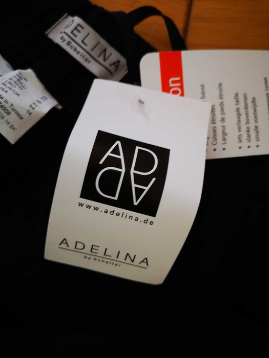 Adelina by Scheiter czarne spodnie nowe model London r. 46