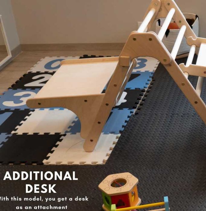 5w1 Zestaw Wspinaczkowy Montessori dla Dzieci PIKLER premium drewniany