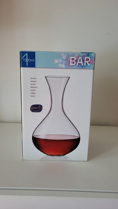 Karafka dekanter do wina 1500 ml Bohemia crystal