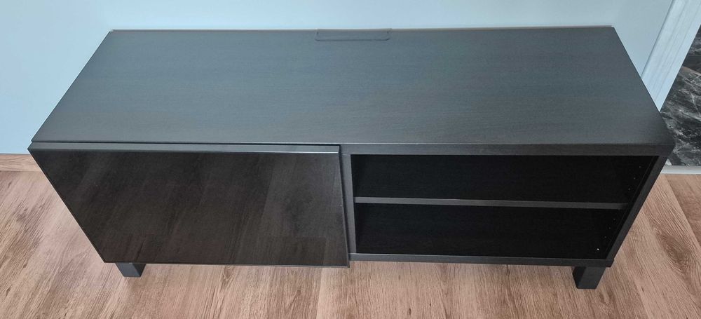 IKEA Besta Czarna szafka RTV 120 x 40 x 40