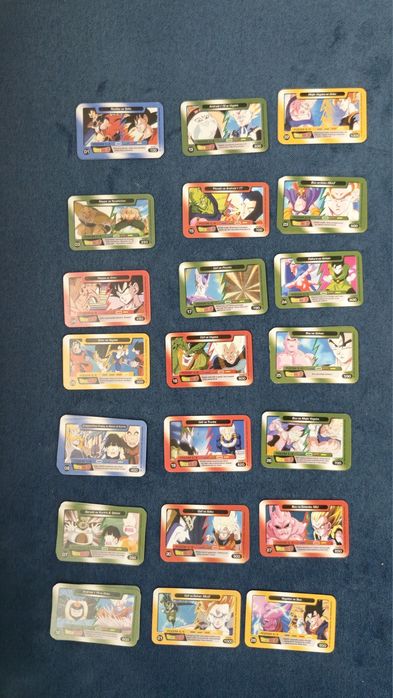 Karty dragonball 156szt. Z tego 43szt. Duplikaty