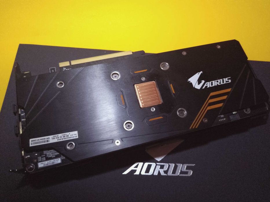 Видеокарта GTX 1060 6GB GIGABYTE AORUS Три кулера РАЗГОН ТИХАЯ