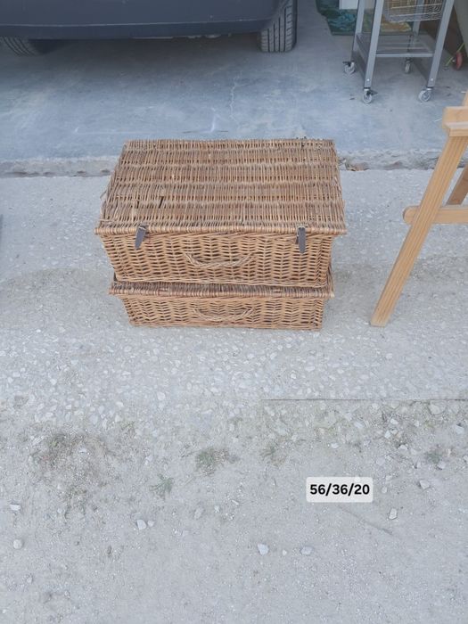 Two Wicker Boxes