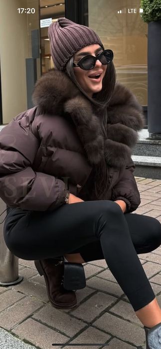 Куртка-Пуфер з воротником