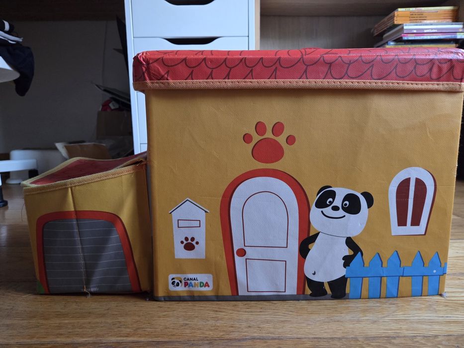 Casa do Panda - Caixa de arrumação