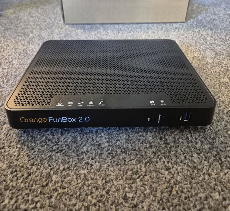 Modem Router Orange FunBox 2.0 | Kompletny zestaw | ADSL2+ VDSL FTTH ...