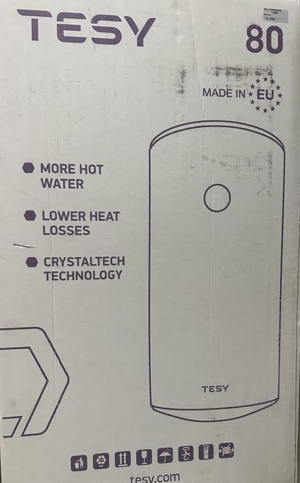 Бойлер TESY 80 л / водонагрівач 80 літрів / Made in EU