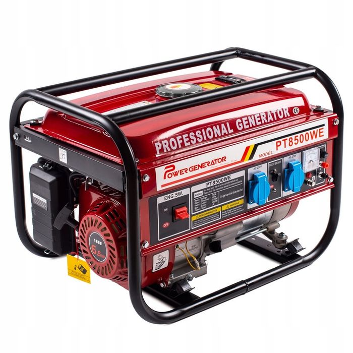 Agregat Prądotwórczy Jednowfazowy 3000w 6,5km Generator Miedź
