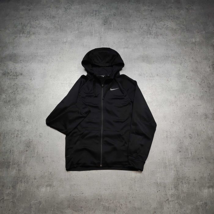 MĘSKA Bluza Rozpinana z Kapturem Nike Hoodie Thermal Haft Dri-Fit Logo