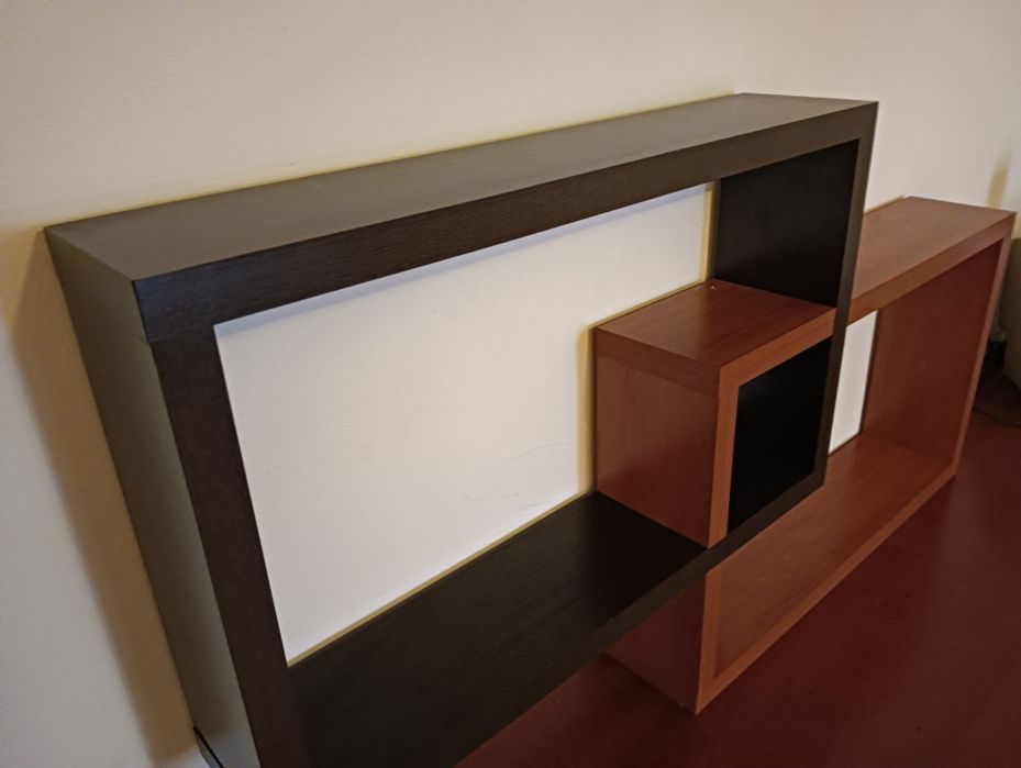 Prateleira/estante Madeira Maciça, como nova! DESIGN excelente*