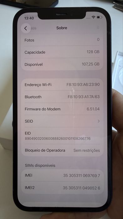Iphone 12 128gb excelente estado