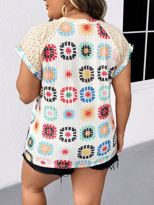 Bluzka Letnia Luźna Batwing Casual Shein Xxl 44