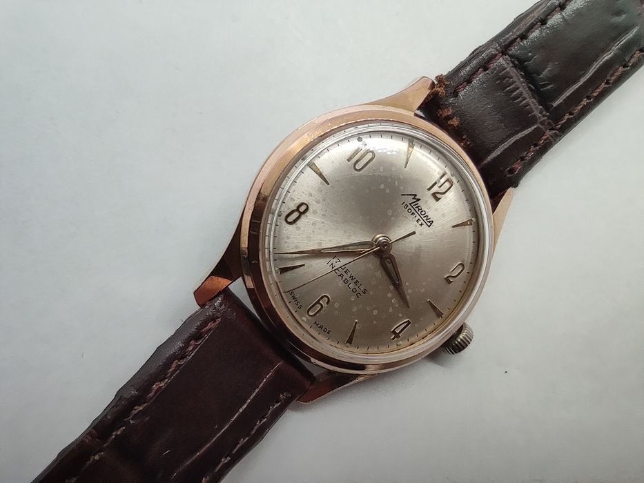 Zegarek Swiss vintage złocony