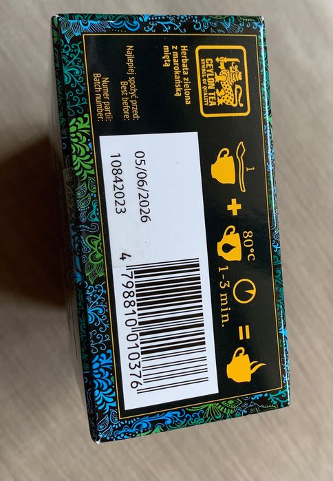 Adalbert's Green Tea z miętą marokańską 100 g