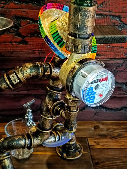 Stojak pod alkohol, nalewak, dozownik do alkoholu "Amigo" z licznikiem