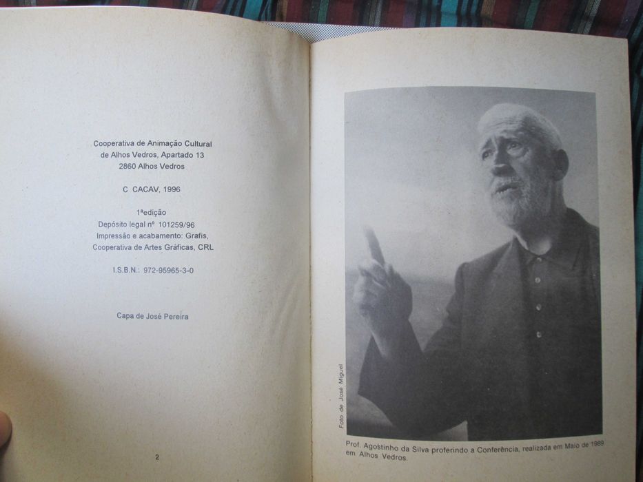 Namorando o amanhã / Agostinho da Silva