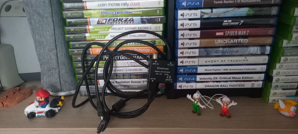 Cabo de conexão para TV original para consola Dreamcast