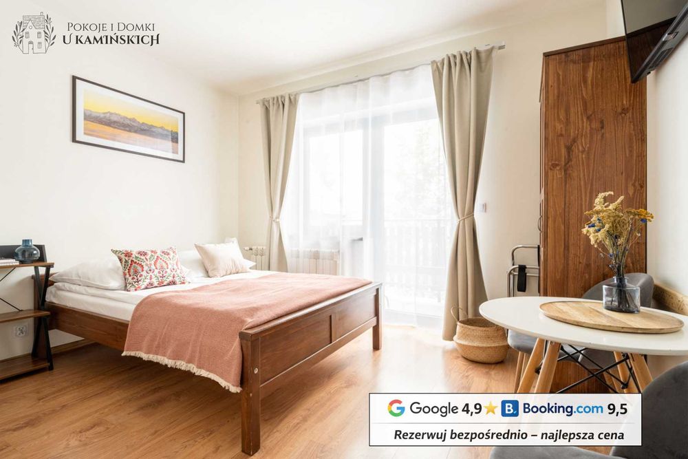 Noclegi Zakopane Wyciąg/ POKOJE z balkonem (pensjonat) i DOMEK od DZIŚ