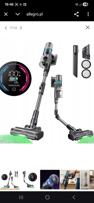 bezprzewodowy odkurzacz Proscenic P16