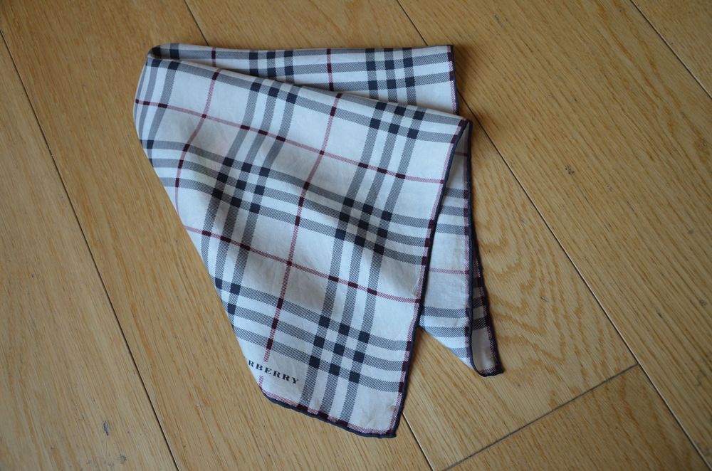 Burberry apaszka chusta 100% Silk jedwab