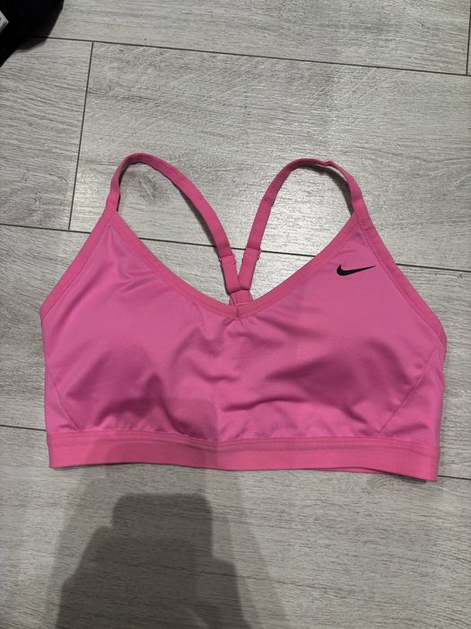 Różowy top stanik biustonosz sportowy nike m