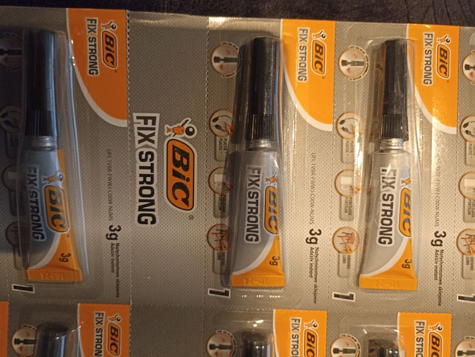 Klej Bic fix strong 3g -12szt.