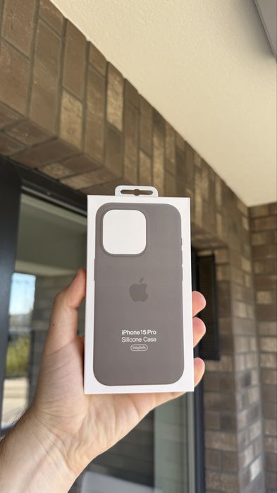 Silikonowe Magsafe Etui do Iphone’a 15 Pro Szary