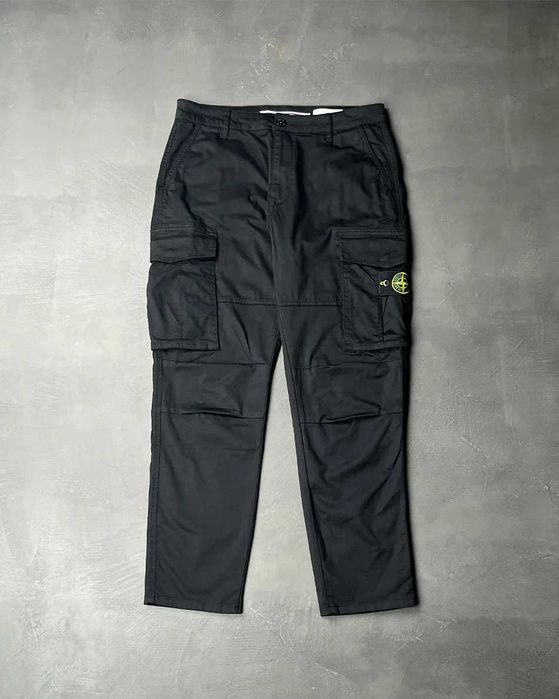 Штани-карго STONE ISLAND 31815 Cargo Pants Black SI0154-BK
