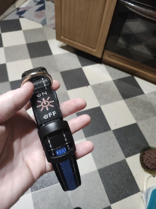 Obroża świecąca roz l obw 46
