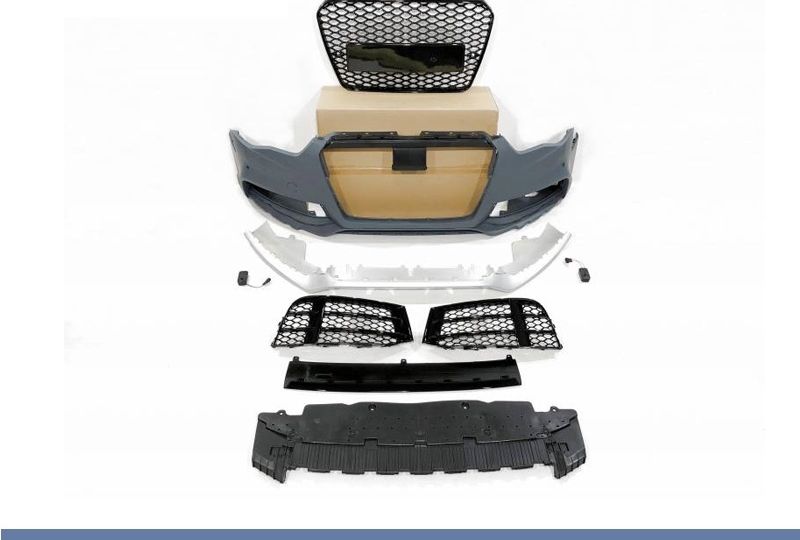 PÁRA-CHOQUES DIANTEIRO PARA AUDI A5 LOOK RS5 CROMADO COM SRA SEM PDC