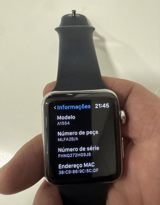 Apple watch 1.ª gen 42mm Aço inoxidável.