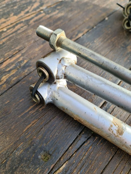 Braços originais moto 4 Honda trx 450 + as proteção de triangulo