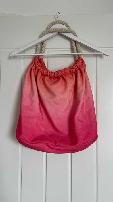 Bawełniana różowa torba plażowa za gorsze!