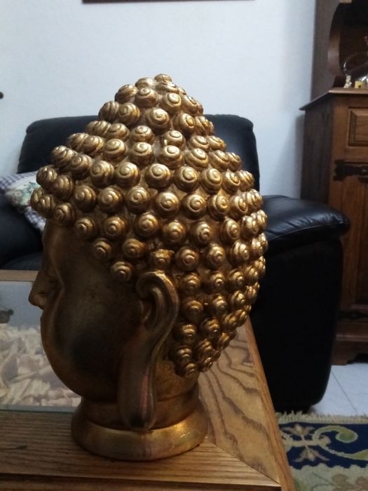 Estatueta de cabeça de Buda