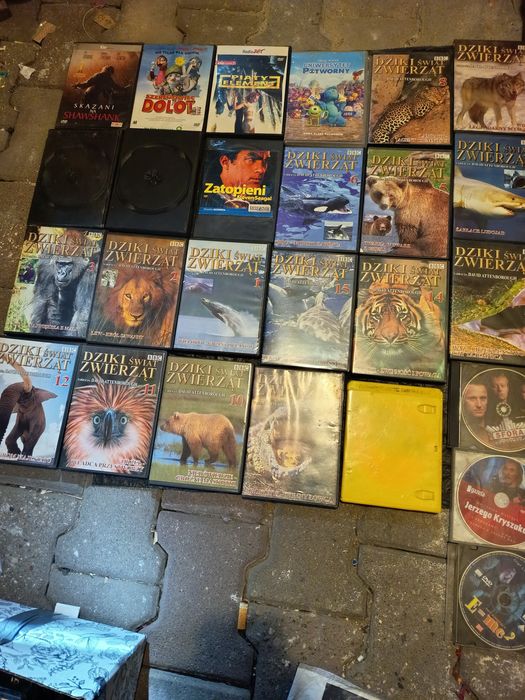 Filmy dvd używane różne