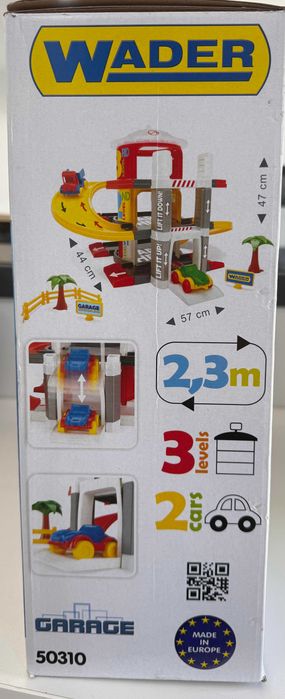 Garaż z windą 3 poziomy WADER + 2 autka