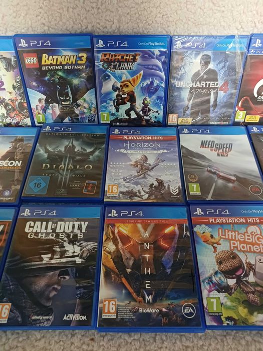 Диски з іграми для PS4