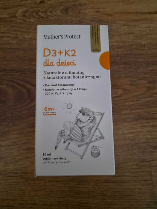 Witamina D3+K2 dla dzieci Mother's Protect